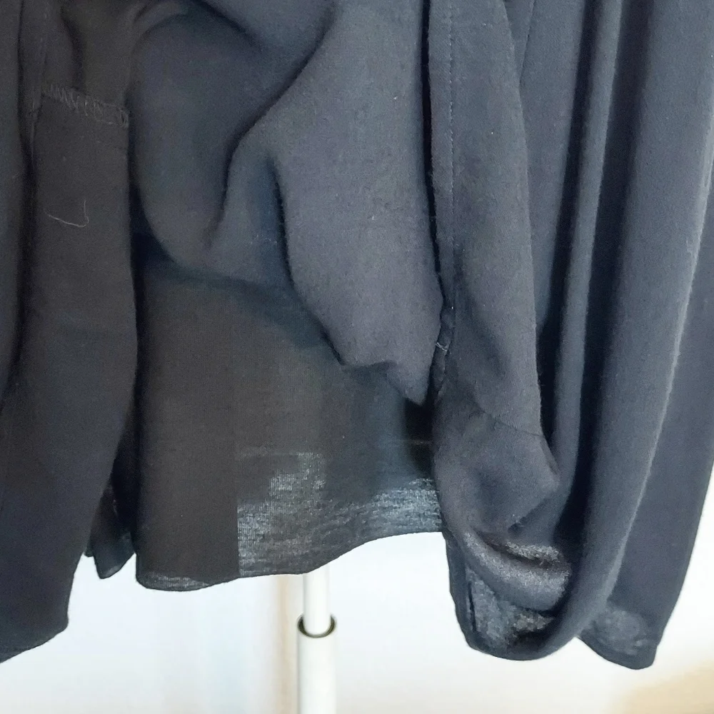 Bella Lux Black Comfy Tent Dress Size Large - Picture 6 of 13